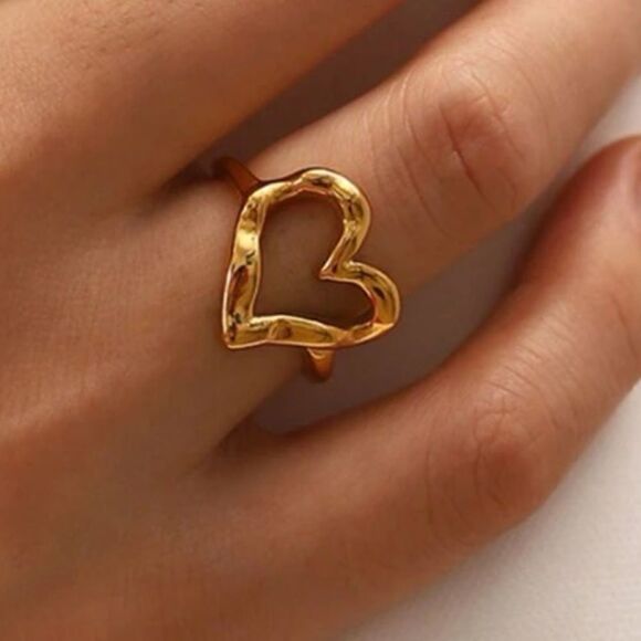 bohemian heart ring C34 - Picture 2 of 7